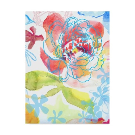 Delores Naskrent 'Blossoms In The Sun Ii' Canvas Art,14x19